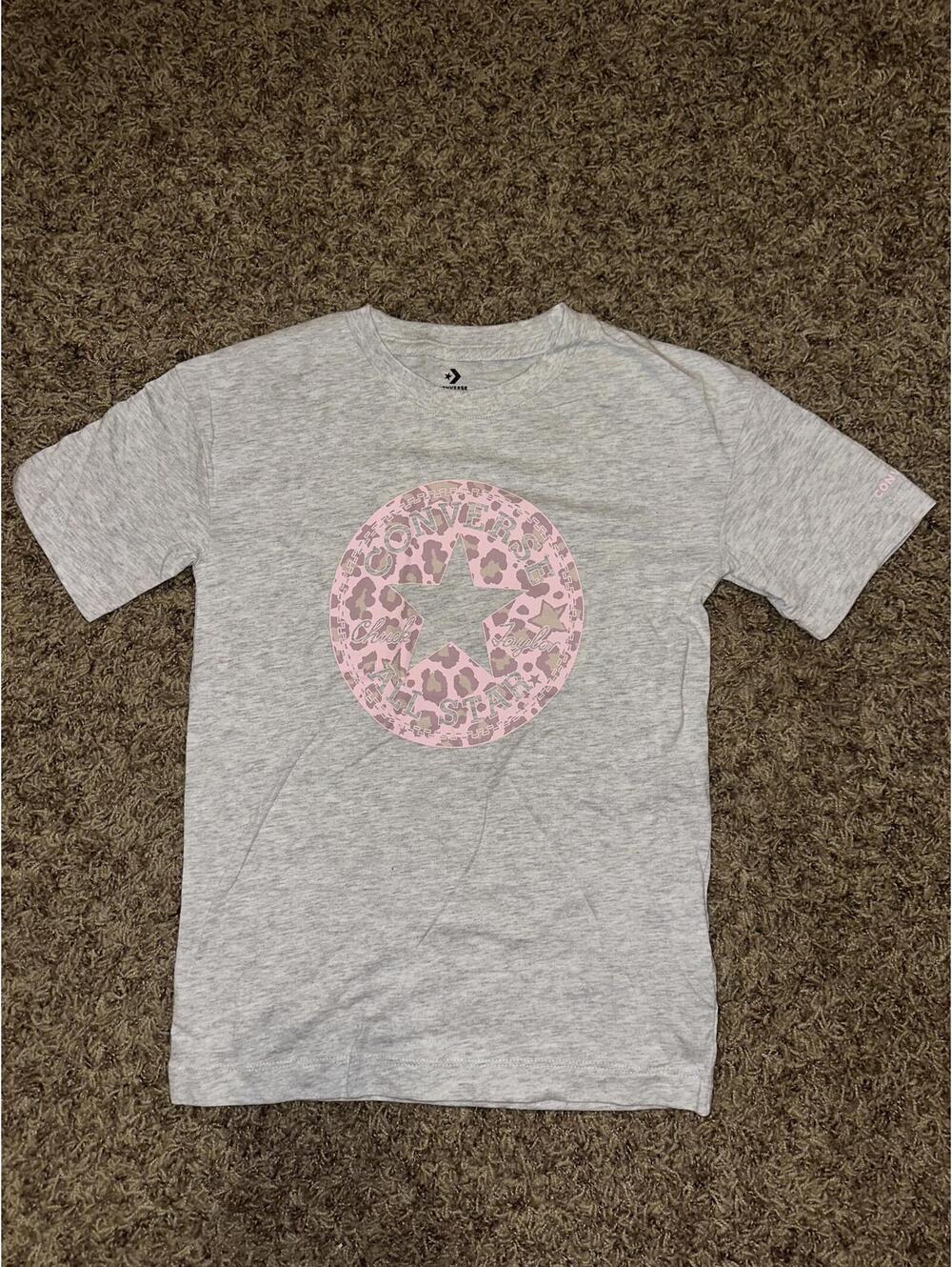 Converse Big Kids (Girl’s) Leopard Chuck Patch Graphic T-Shirt
